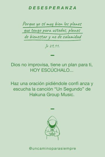 Tarjeta de desesperanza